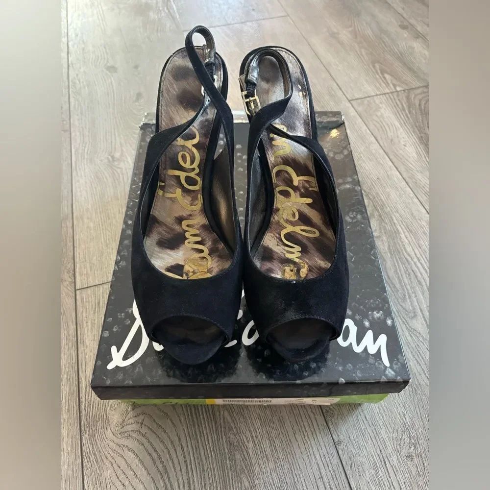 Sam Edelman Penelope black Lea high heels used
